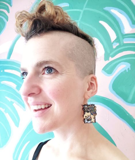 Unicorn Statement Earrings