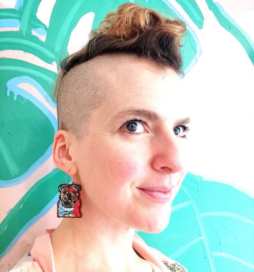 Westie Bulldog Statement Earrings